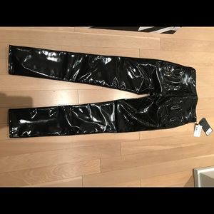 rag & bone vinyl skinny pants